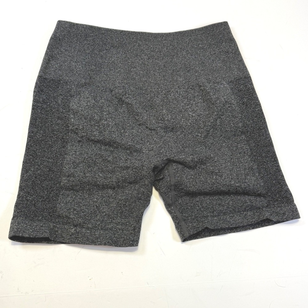 Sunzel Charcoal Grey High Waisted Scrunch Butt Seamless Biker Shorts Small